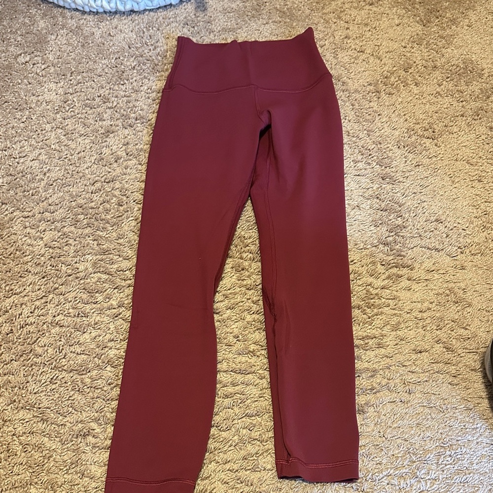 lululemon athletica Red Leggings